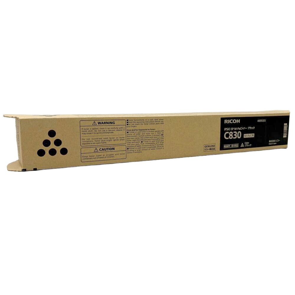 樂天商城 - リコー 純正トナーカートリッジ IPSIO SP M-PaCトナー C830 ブラック M-PaC専用 適合機種：IPSiO SP C830M IPSiO SP C831M RICOH 【送料無料】【平日午後4時までにご注文確定なら当日発送致します】