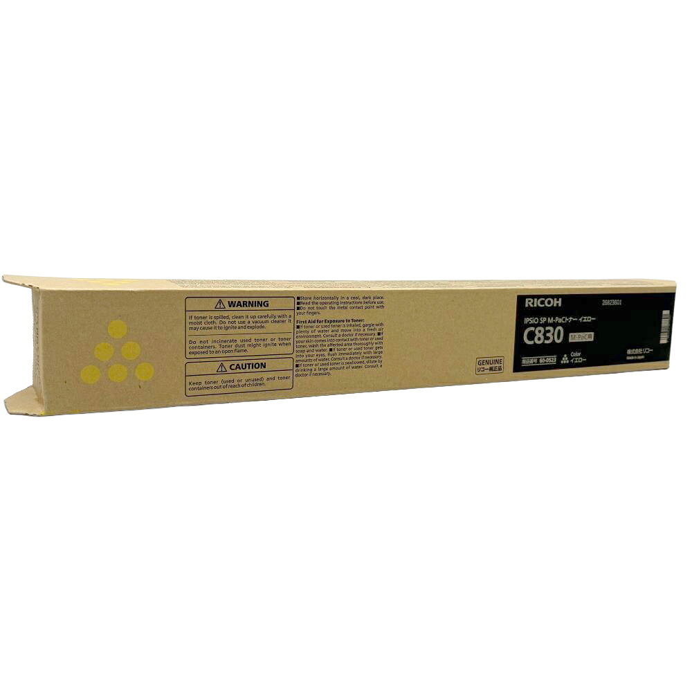 樂天商城 - リコー 純正トナーカートリッジ IPSIO SP M-PaCトナー C830 イエロー M-PaC専用 適合機種：IPSiO SP C830M IPSiO SP C831M RICOH 【送料無料】【平日午後4時までにご注文確定なら当日発送致します】