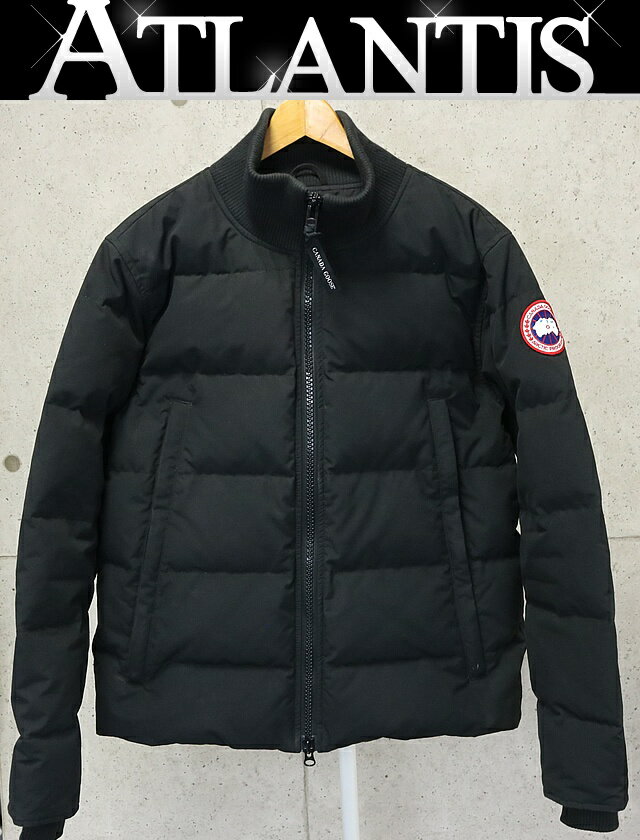 カナダグース ダウンジャケット メンズ CANADAGOOSE 銀座店 カナダグース Woolford ウールフォード ダウンジャケット メンズ size:L 黒 94443