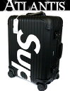 RIMOWA 銀座店 未使用 リモワ×シュプリーム Topas Multiwheel 45L コラボ ...