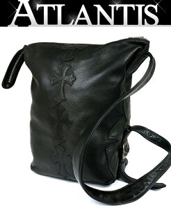 CHROME HEARTS 銀座店 クロムハーツ レロ クロスパッチ レザー ショルダーバッグ シルバー SV925 黒 94545