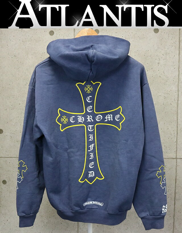 CHROME HEARTS 銀座店 美品 クロムハーツ CH DRAKE Certified Lover Boy ドレイク パーカー フーディ 長袖 size:L ネイビー系 94614