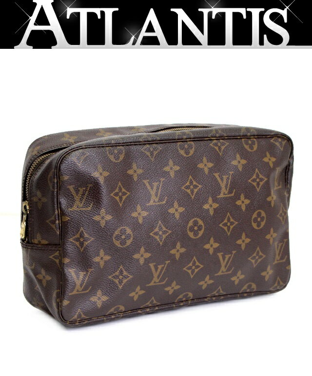 ルイヴィトン LOUIS VUITTON トゥルーストワレット28 化粧ポーチ モノグラム M47522 【64517】