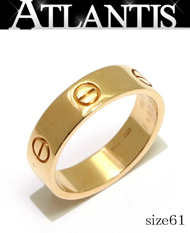 Cartier 銀座店 カルティエ ラブリング 指輪 YG size:61 イエローゴールド 94638