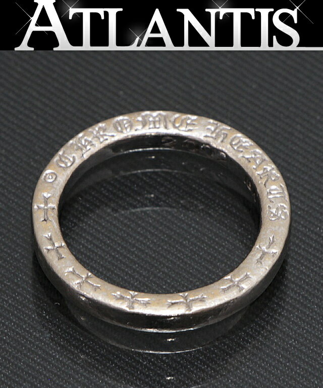 クロムハーツ 指輪 CHROME HEARTS 銀座店 クロムハーツ NTFL リング 指輪 18K WG ホワイトゴールド 約12号 94594