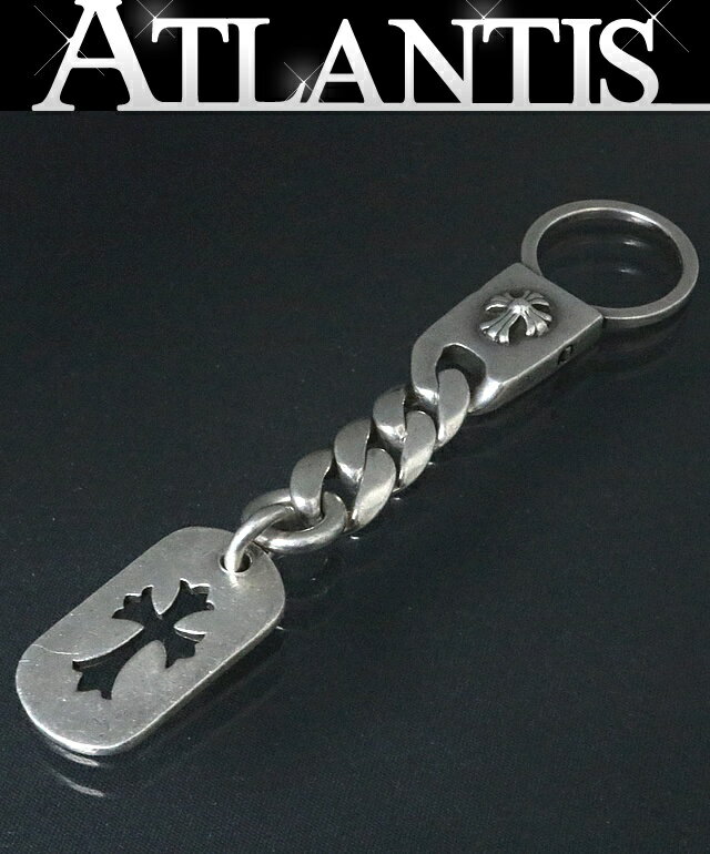 CHROME HEARTS 銀座店 クロムハーツ カットアウトクロス ドッグタグ キーチェーン メンズ シルバー SV925 94496