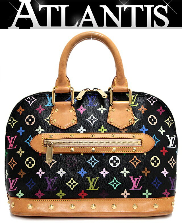 アルマ ルイヴィトン LOUIS VUITTON アルマ ハンドバッグ マルチカラ― 黒 M92646 【64858】