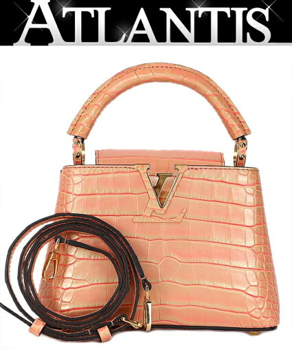 【広尾店】未使用 ルイヴィトン LOUIS VUITTON カプシーヌMINI 2WAYバッグ N82310 クロコアリゲーター 【14199】 【広尾店】未使用 ルイヴィトン LOUIS VUITTON カプシーヌMINI 2WAYバッグ N82310 クロコアリゲーター 【14199】