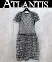 【広尾店】 美品 シャネル CHANEL 2018SS オートクチュール マトラッセメッシュドレス ME734 size36 参考定価約300万円 【14867...
