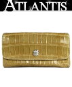 CHROME HEARTS 銀座店 クロムハーツ JUDY ジュディ クロスボタン アリゲーター 長財布 SV925 ベージュ 97136