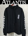 CHROME HEARTS 銀座店 クロムハーツ SALE 新品 インボイス付き オールドイングリッシュ フーディ パーカー 裏起毛 size:L 黒 98040