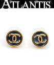 【広尾店】 美品 シャネル CHANEL ラウンドココマークピアス F24 ゴールド 【15971】(4)