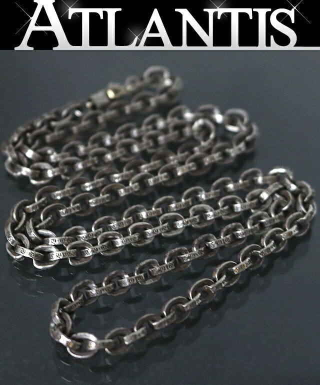 CHROME HEARTS 銀座店 クロムハーツ ペーパーチェーン ネックレス 24インチ メンズ シルバー SV925 99509
