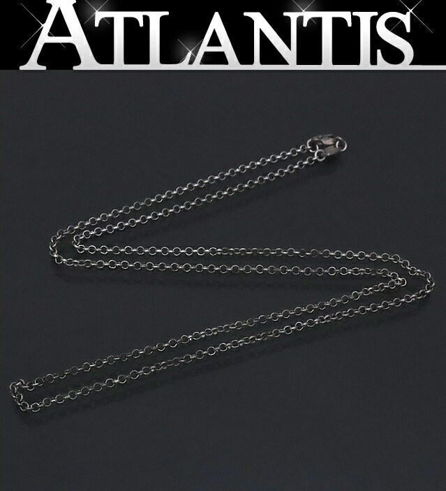 【広尾店】クロムハーツ CHROME HEARTS ロールチェーン ネックレス メンズ シルバー SV925 24インチ 【16848】