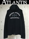 CHROME HEARTS 銀座店 クロムハーツ セメタリークロスパッチ カシミア ジップパーカー sizeXL 黒 100337