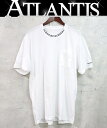 CHROME HEARTS 銀座店 クロムハーツ 新品 袖×ネック ロゴプリント Tシャツ 半袖 メンズ size:XL 白 100216
