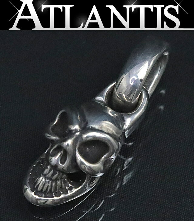 Bill Wall Leather 銀座 ビルウォールレザー グッド ラック スカル ネックレス チャーム シルバー SV92..