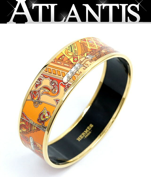 楽天市場】エルメス エマイユ バングル オレンジの通販