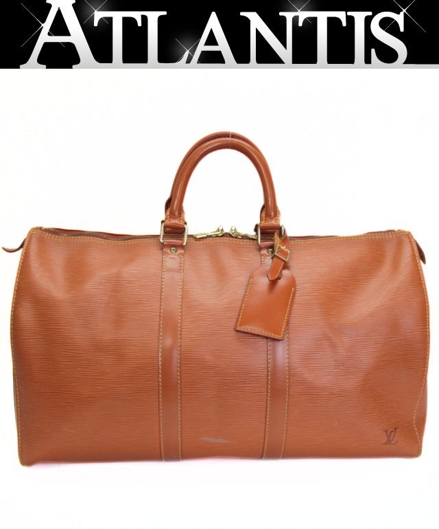 ルイヴィトン Louis Vuitton キーポル45 ボストンバッグ エピ ジパングゴールド M42978 【72102】