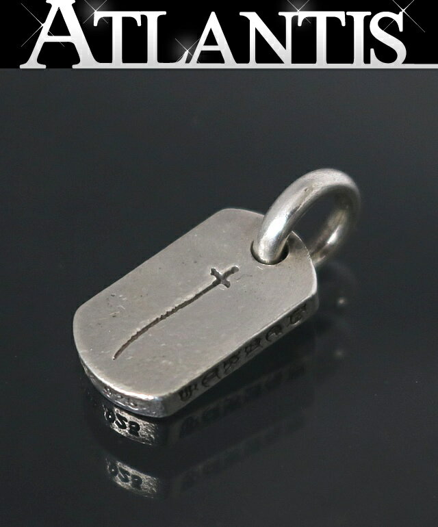 CHROME HEARTS 銀座店 クロムハーツ RSクロス タイニー ドッグタグ ペンダント トップ メンズ シルバー..