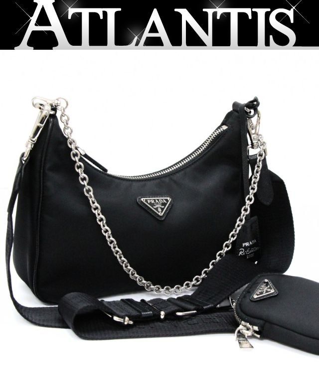 楽天市場】プラダ re-edition 2005 ナイロン ショルダーバッグの通販