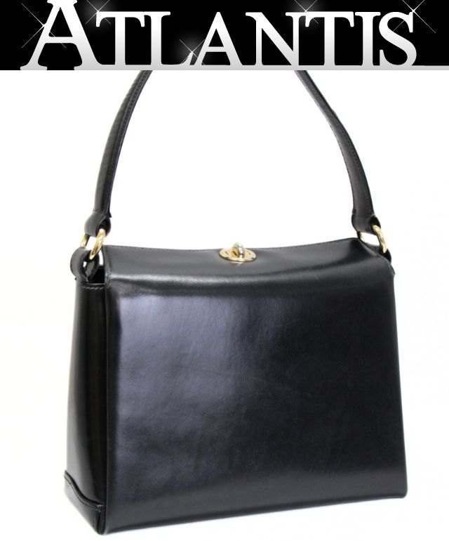 【美品】オールドグッチ　ショルダーバッグ　チェーン　ターンロック　レザー　黒 楽天市場】オールドグッチ（カラーブラック）（ショルダーバッグ