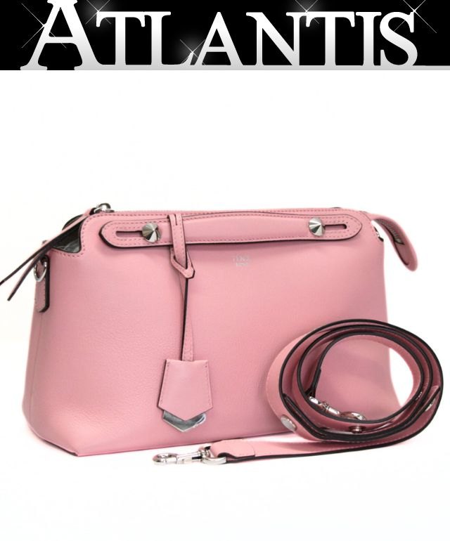 Rakuten - フェンディ FENDI バイザウェイ ミディアム 2WAY ハンドバッグ ショルダーバッグ レザー ピンク 【72725】