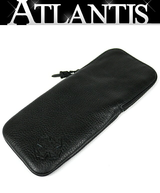 CHROME HEARTS 銀座店 クロムハーツ アイウェアケース ダガージップ クロスパッチ ソフトケース 眼鏡ケース 黒 101251