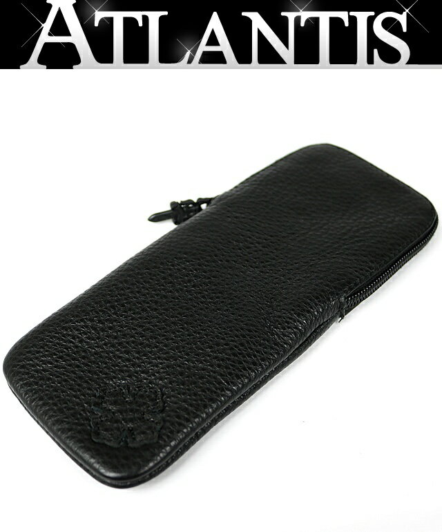 CHROME HEARTS 銀座店 クロムハーツ アイウェアケース ダガージップ クロスパッチ ソフトケース 眼鏡ケース 黒 101248