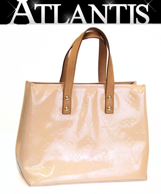 ルイヴィトン LOUIS VUITTON リードPM ミニトートバッグ ハンドバッグ ヴェルニ マシュマロピンク M91306 【73033】