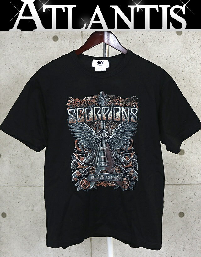 JUNYA WATANABE MAN 銀座店 ジュンヤワタナベMAN SCORPIONS Tシャツ 半袖 メンズ size:S 黒 101489