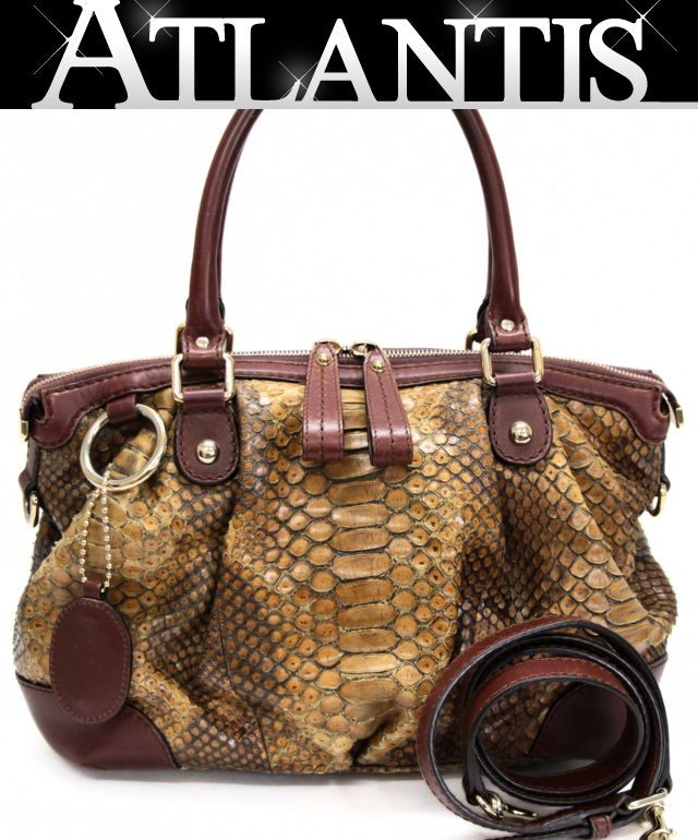 GUCCI グッチ　ハンドバック　ブラウン グッチ ジャンボGG ミニ トートバッグ 2WAY ベージュ ブラウン