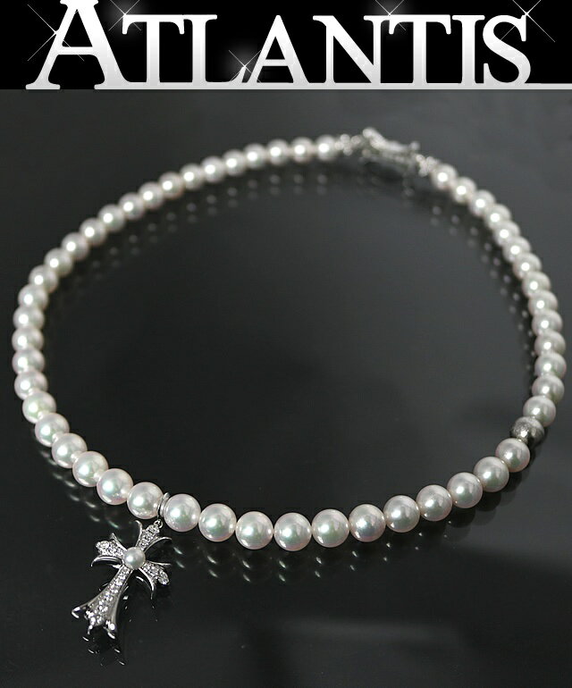 CHROME HEARTS ���Ź ������ϡ��� ̤���� �ߥߥ���� ������ ������ �ѡ��� �ͥå��쥹 K18WG 101774