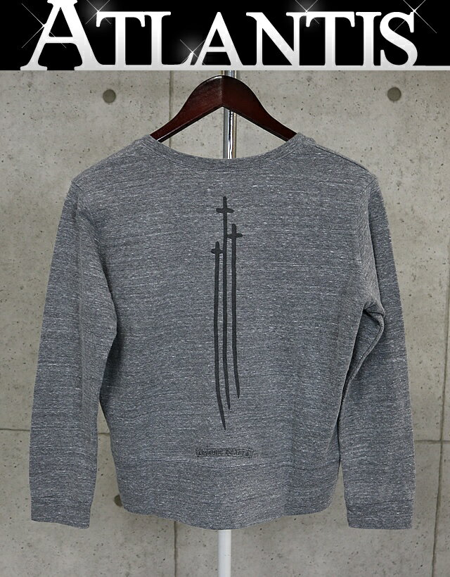 CHROME HEARTS 銀座店 クロムハーツ レディース RS3 クルーネック スウェット 長袖 size:M グレー 101876