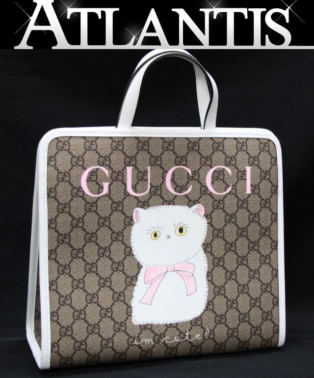 ほぼ未使用品 GUCCIチルドレンバッグ キッズバック 犬 ついに私のものになった！Gucciの子供用ドッグプリントトートバッグ