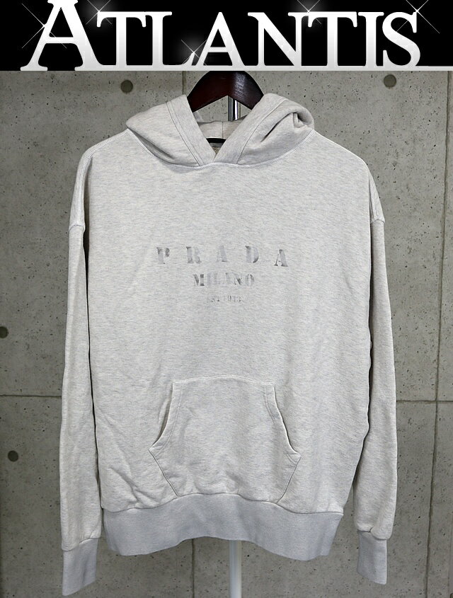Rakuten - PRADA 銀座店 プラダ ヴィンテージ ロゴ パーカー メンズ size:M ベージュ系 101803