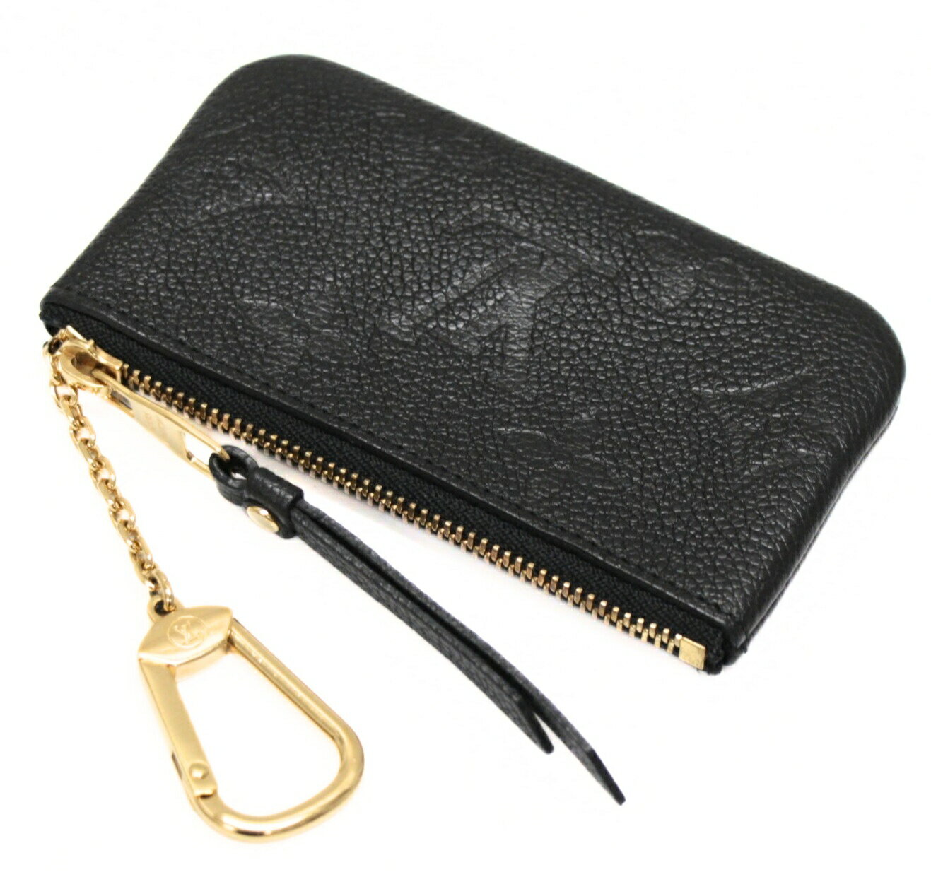 美品 ルイヴィトン Louis Vuitton ポシェットクレ キーケース キーリング付きコイ...