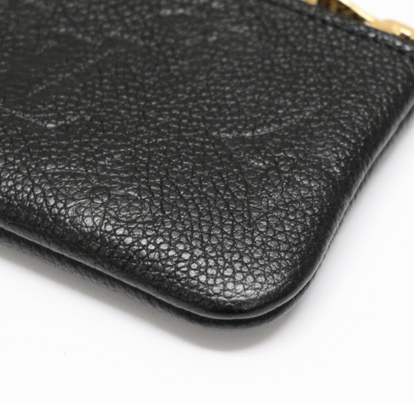美品 ルイヴィトン Louis Vuitton ポシェットクレ キーケース キーリング付きコイ...