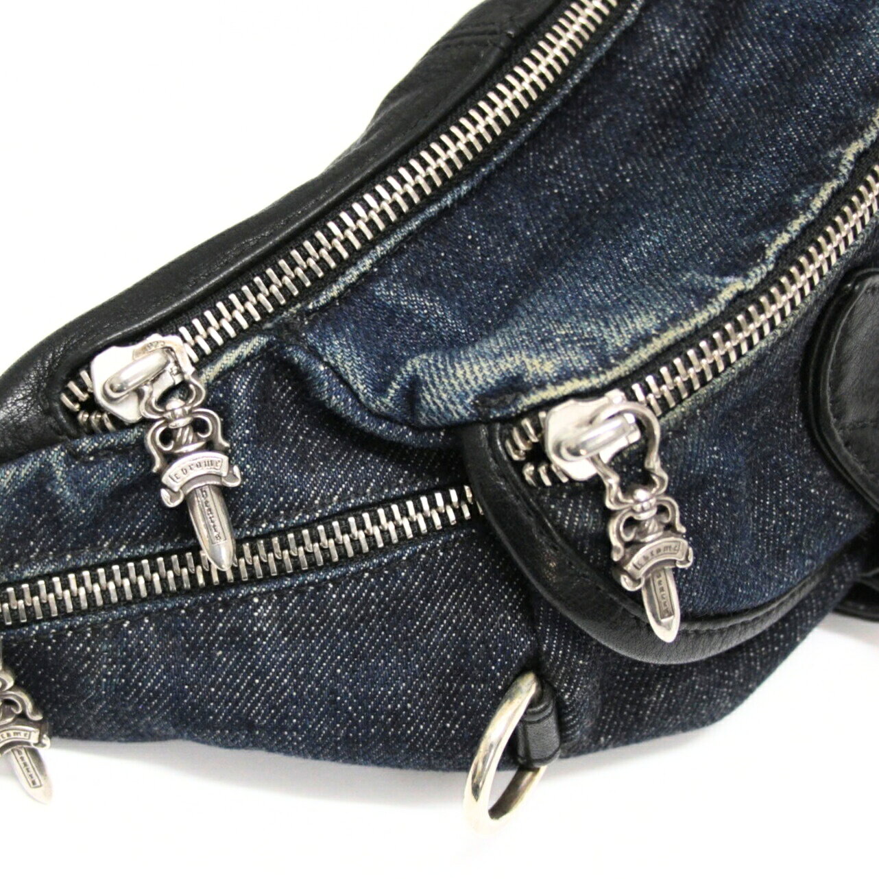 CHROME HEARTS ����Ź ������ϡ��� �ߥ˥��ʥåȥѥå� �쥶�� ��� SV925 �ǥ˥� ��30627��
