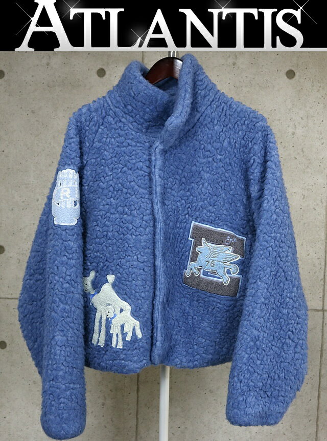 Rakuten - ERL 銀座店 イーアールエル SALE 25AW ファージャケット ワッペン付き size:L 青系 102308