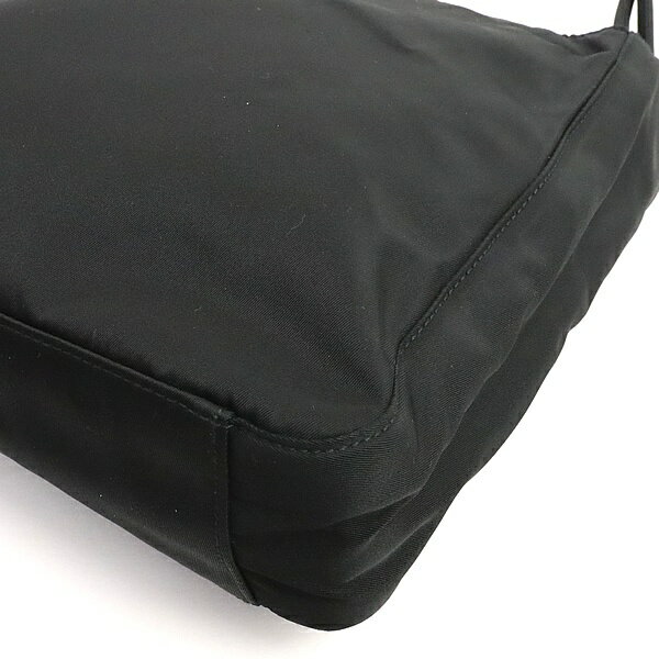 【広尾店】 プラダ PRADA 三角ロゴ トートバッグ ナイロン 黒 【18510】