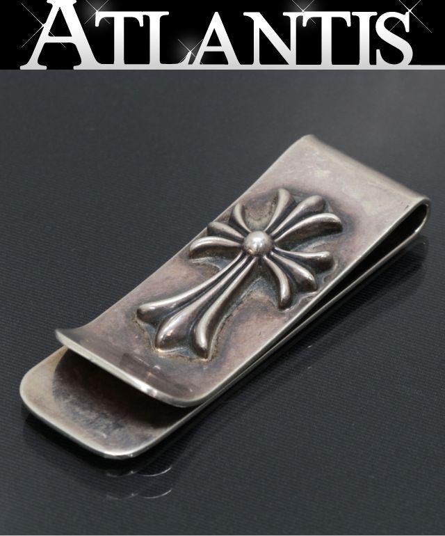 CHROME HEARTS 新宿店 クロムハーツ スモールCHクロス マネークリップ メンズ シルバー SV925 30644