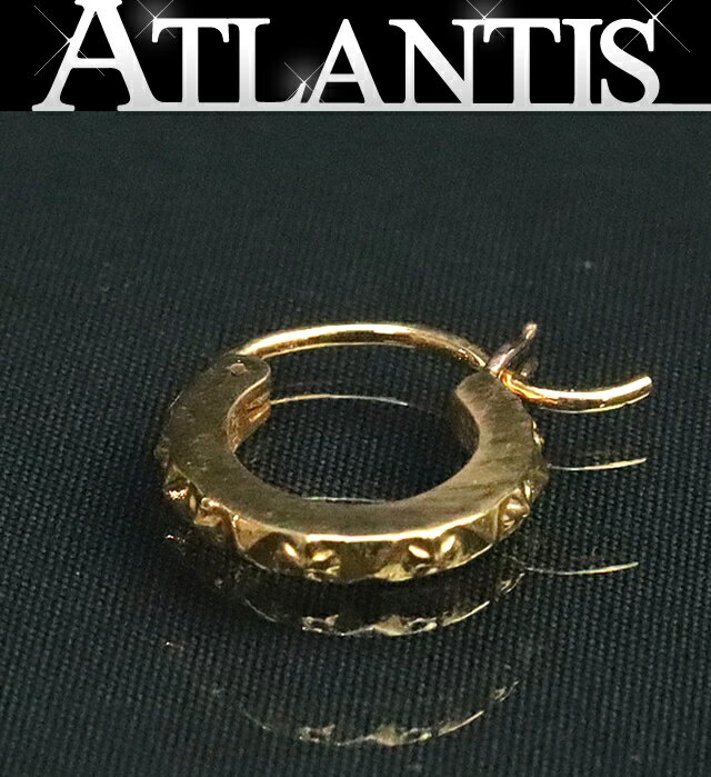CHROME HEARTS 新宿店 クロムハーツ 22K トゥルーファッキンプラス フープピアス TFP 【30790】
