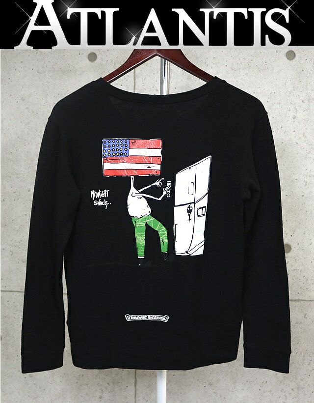 Rakuten - CHROME HEARTS 銀座店 クロムハーツ PPO MATTY BOY クルーネックスウェット 長袖 メンズ size:XS 黒 102158