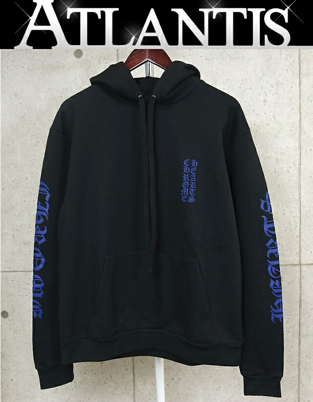 Rakuten - CHROME HEARTS 銀座店 クロムハーツ オールドイングリッシュ ロゴ パーカー フーディ メンズ size:S 黒×青 102351
