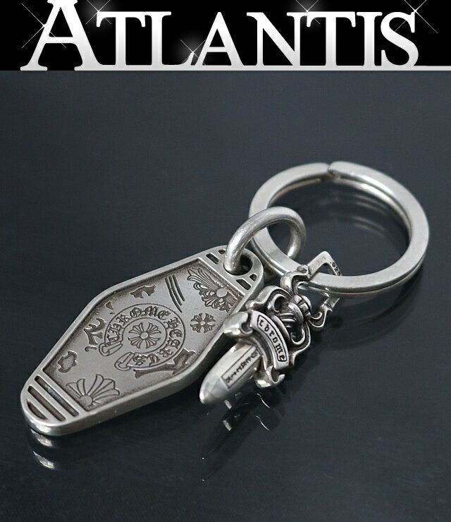 CHROME HEARTS 銀座店 クロムハーツ ホテル スプリットダガー キーリング メンズ シルバー SV925 102538
