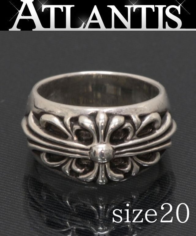Rakuten - CHROME HEARTS 新宿店 クロムハーツ SALE フローラルクロス リング 指輪 メンズ SV925 約20号 30651