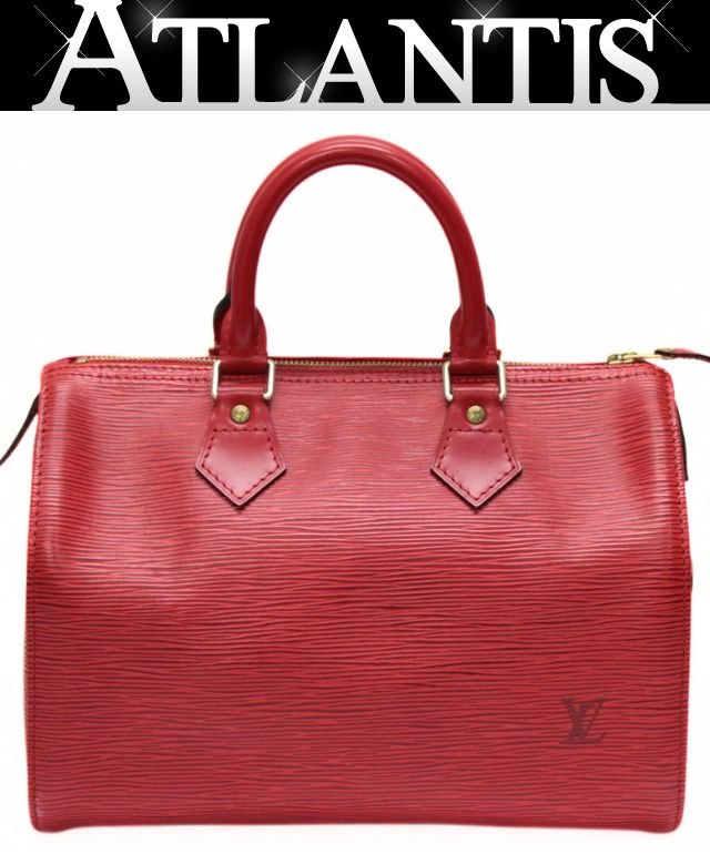 Rakuten - 【広尾店】美品 ルイヴィトン Louis Vuitton スピーディ25 ハンドバッグ エピ カスティリアンレッド M43017 【19294】