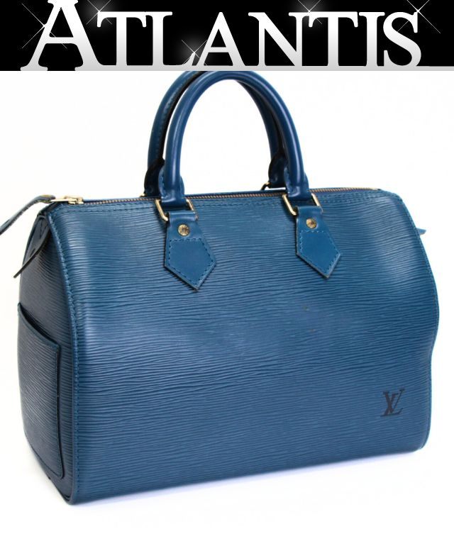 Rakuten - ルイヴィトン Louis Vuitton スピーディ25 ボストンバッグ ハンドバッグ エピ トレドブルー M43015 【74133】