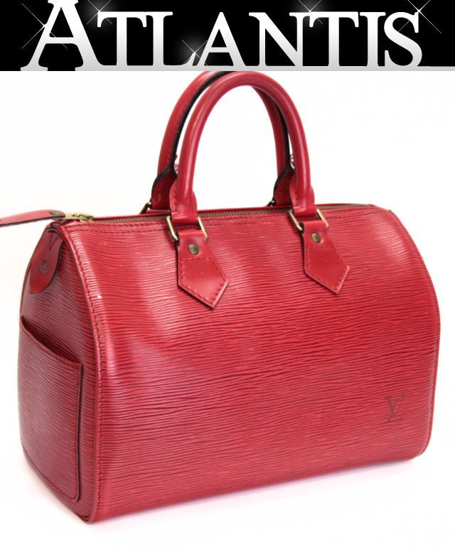 ルイヴィトン LOUIS VUITTON スピーディ25 ハンドバッグ エピ カスティリアンレッド M43017 【74134】